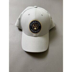 Milwaukee Brewers ’47 Brand Clean Up Dad Hat Gray Adjustable Strapback